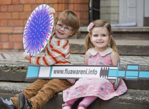 The flu vaccine helps protect children who receive it, as well as their younger siblings The flu vaccine helps protect children who receive it, as well as their younger siblings