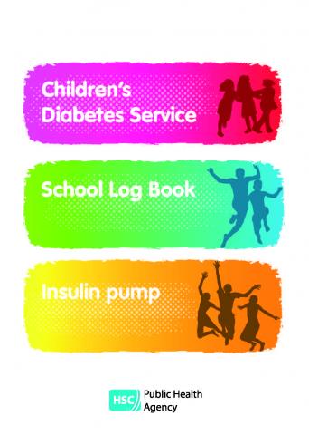 Cover of diabetes log book for insulin pumps