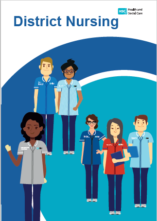 Cover of District Nursing leaflet