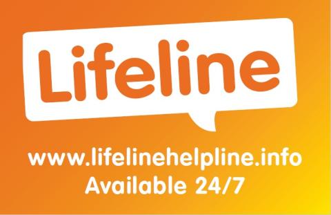 Image of front side of the Lifeline wallet card