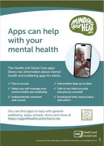 Image of Apps can help with your mental health poster