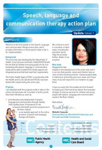 Speech, language and communication therapy action plan Speech, language and communication therapy action plan