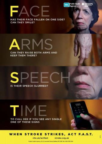 Stroke campaign (leaflet and poster) Stroke campaign (leaflet and poster)