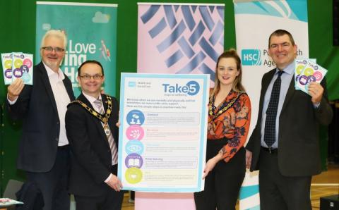 PHA promotes Take 5 steps to wellbeing in local council areas  