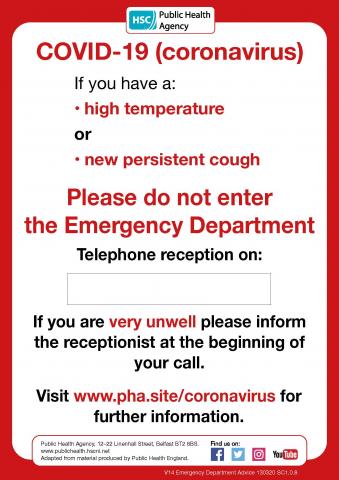 Emergency Department poster