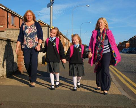 Get active during Walk to School Month Get active during Walk to School Month