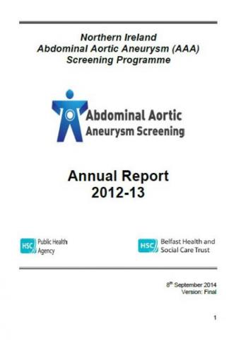 Aneurysm screening programme success