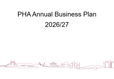 title page pha annual business plan