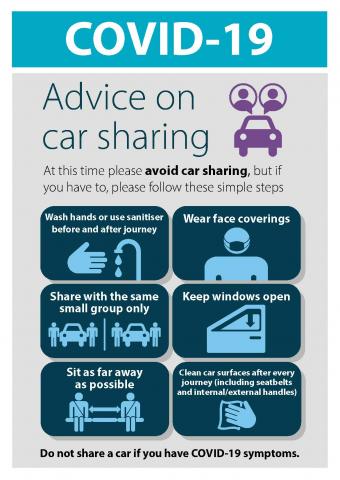 Cover of car sharing leaflet