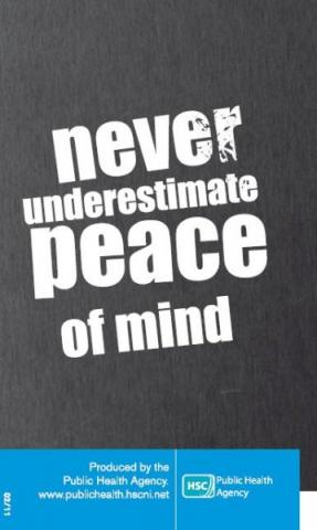 Never underestimate peace of mind