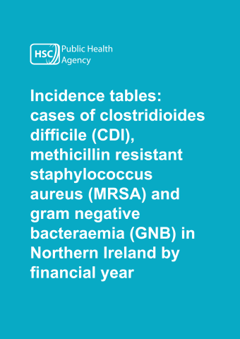 title page for CDI incidence tables