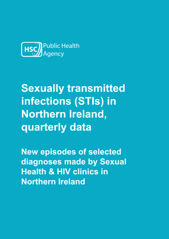 title page Number of new episodes of selected diagnoses made by Sexual Health & HIV clinics in Northern Ireland