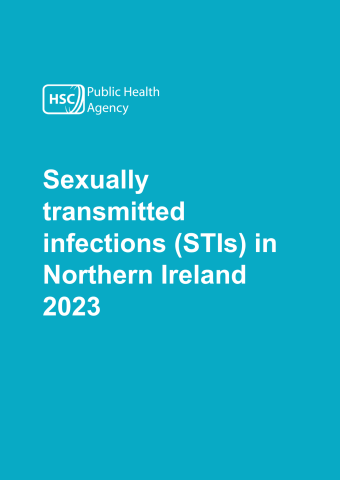 Cover page for Sexually transmitted infections (STIs) in Northern Ireland 2023