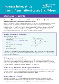Hepatitis in children image