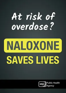 cover of Naloxone saves lives leaflet