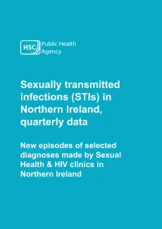 title page Number of new episodes of selected diagnoses made by Sexual Health & HIV clinics in Northern Ireland