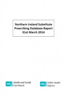 Northern Ireland Substitute Prescribing Database Report 31 March 2015