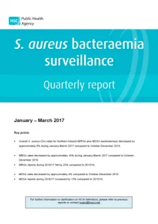 S.aureus surveillance report quarter January-March 2017