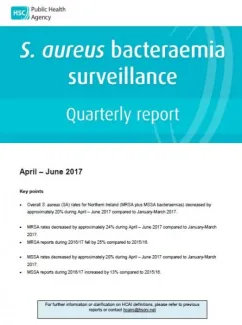 S.aureus surveillance report quarter April-June 2017