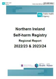 self-harm annual report title page