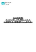 Norovirus incident outbreak pack for nursing and residential homes 