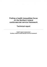 Putting a health inequalities focus on the Northern Ireland cardiovascular service framework