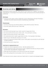 Healthy child, healthy future - Speech and language therapy: Factsheet for parents 4. Dummies and talking