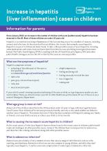 Hepatitis in children image