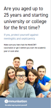 MenACWY cover featuring smiling young people