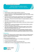 Influenza Weekly Surveillance Bulletin, Northern Ireland, Week 17 - 18 (23 April - 6 May 2012)