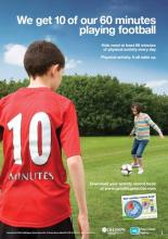 We get 10 of our 60 minutes playing football