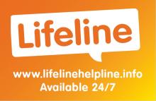 Image of front side of the Lifeline wallet card