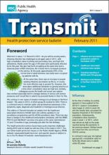 Transmit: Health protection service bulletin. 2012: Issue 2