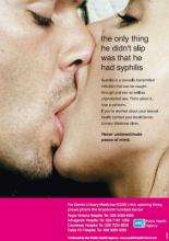 The only thing he didn't let slip was that he had syphilis