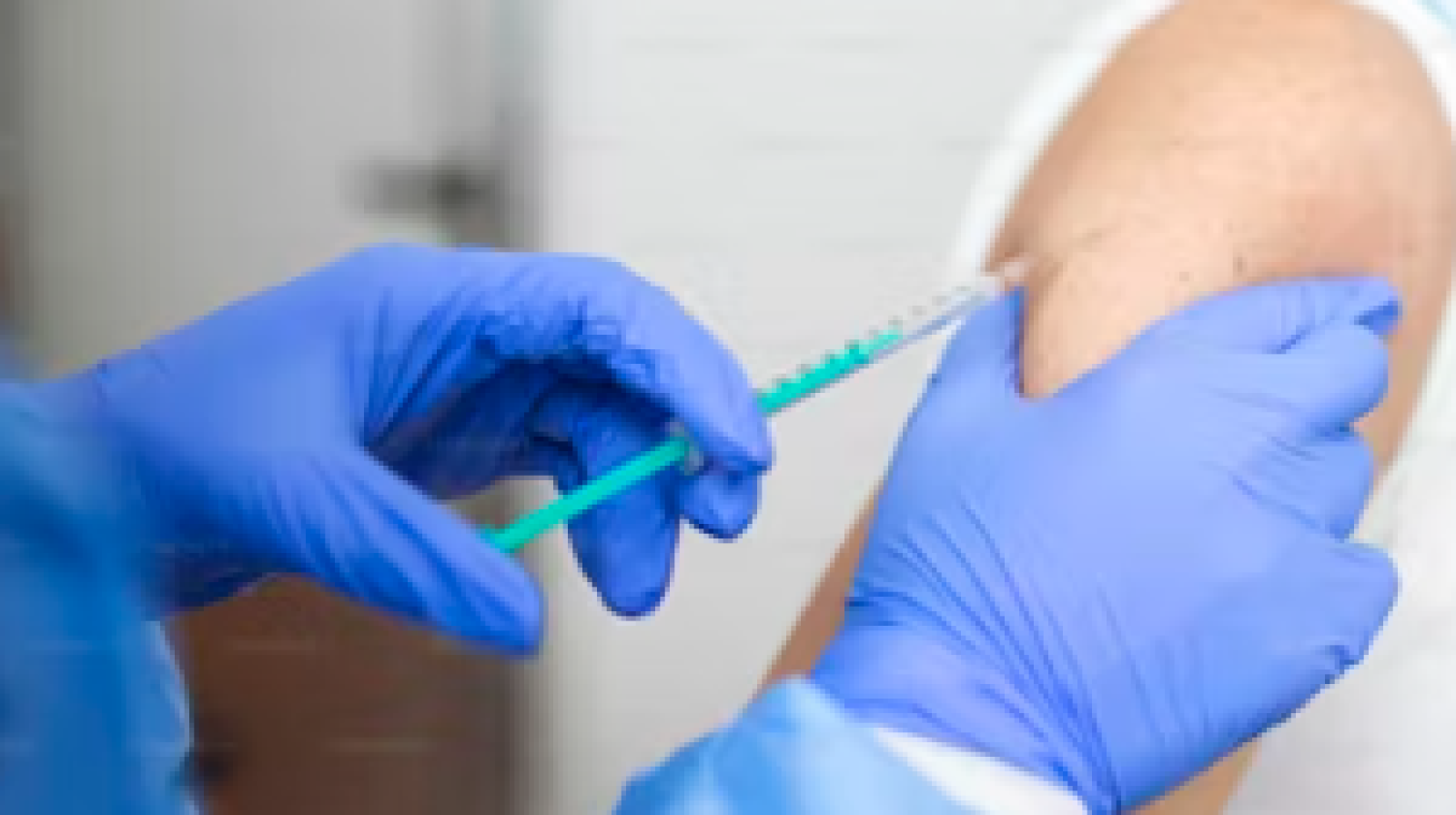 injection on the shoulder