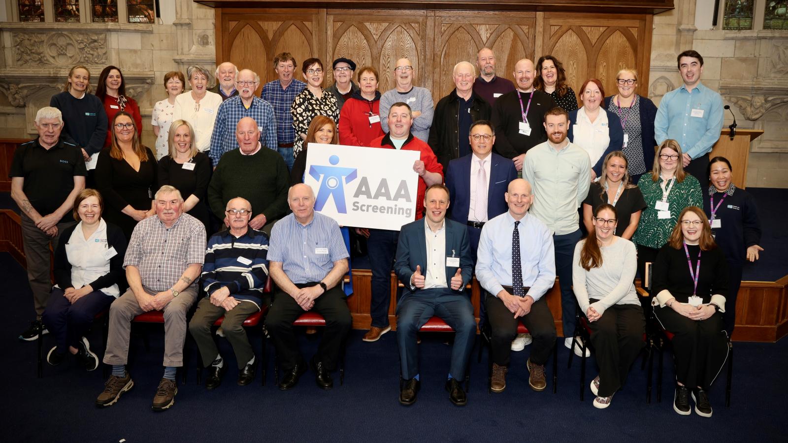 Group photograph of people attending the AAA Event 