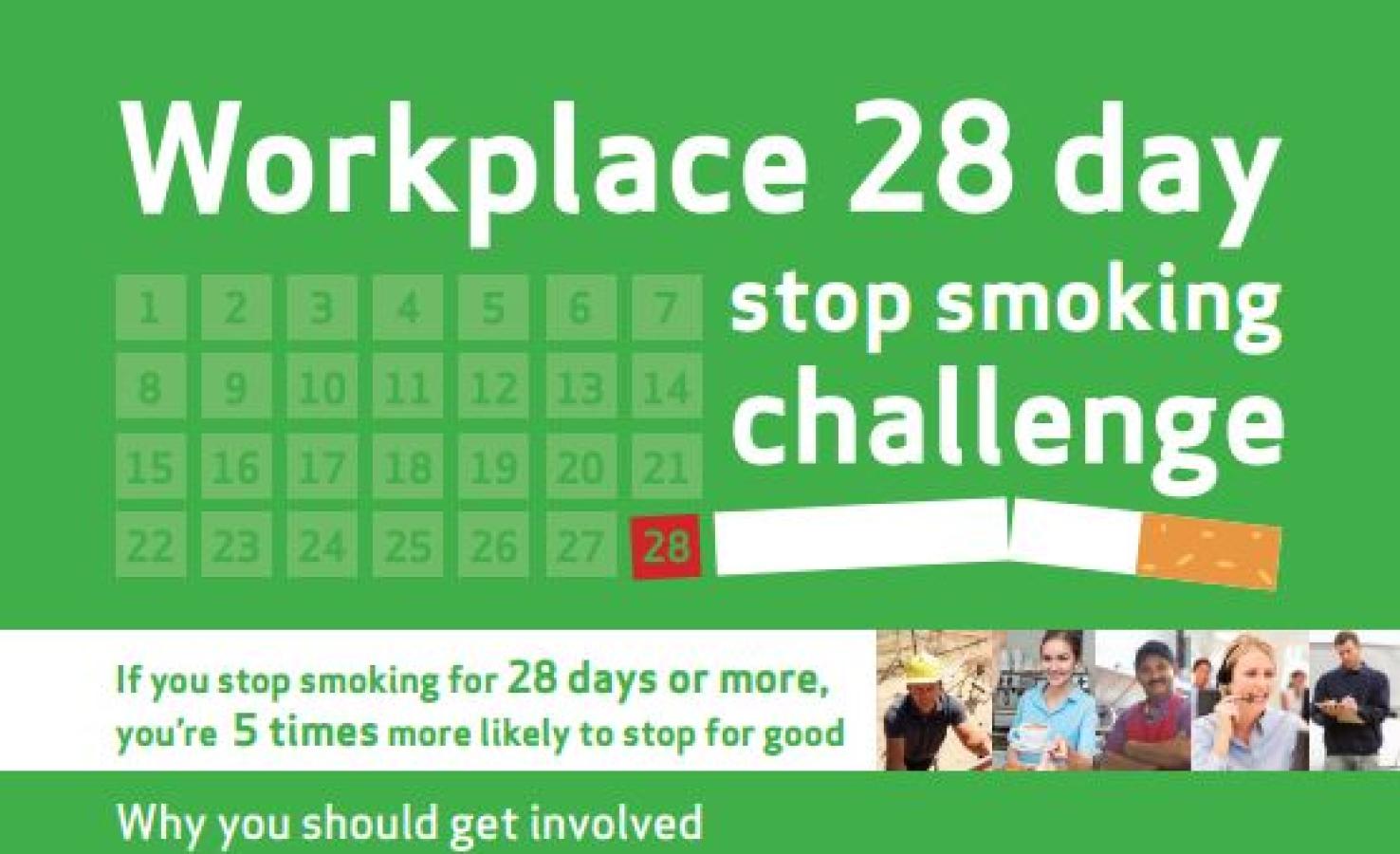 Calling all workplaces – take the stop smoking challenge!