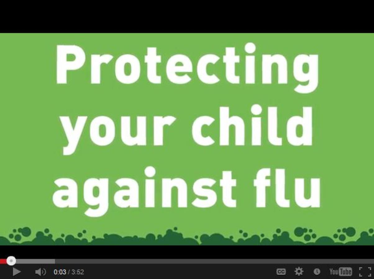 Dr Richard Smithson talks about the new childhood flu vaccine