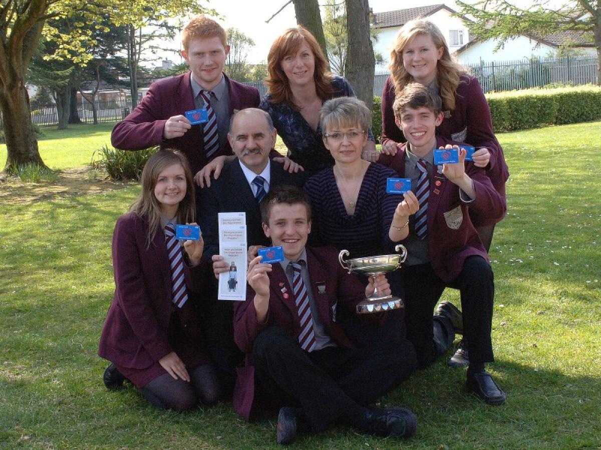 Local students win award for emotive speech on Organ Donation